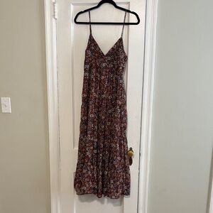 Crystal Doll Multicolor Floral Maxi Dress